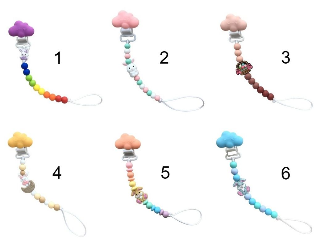 easter pacifier clip