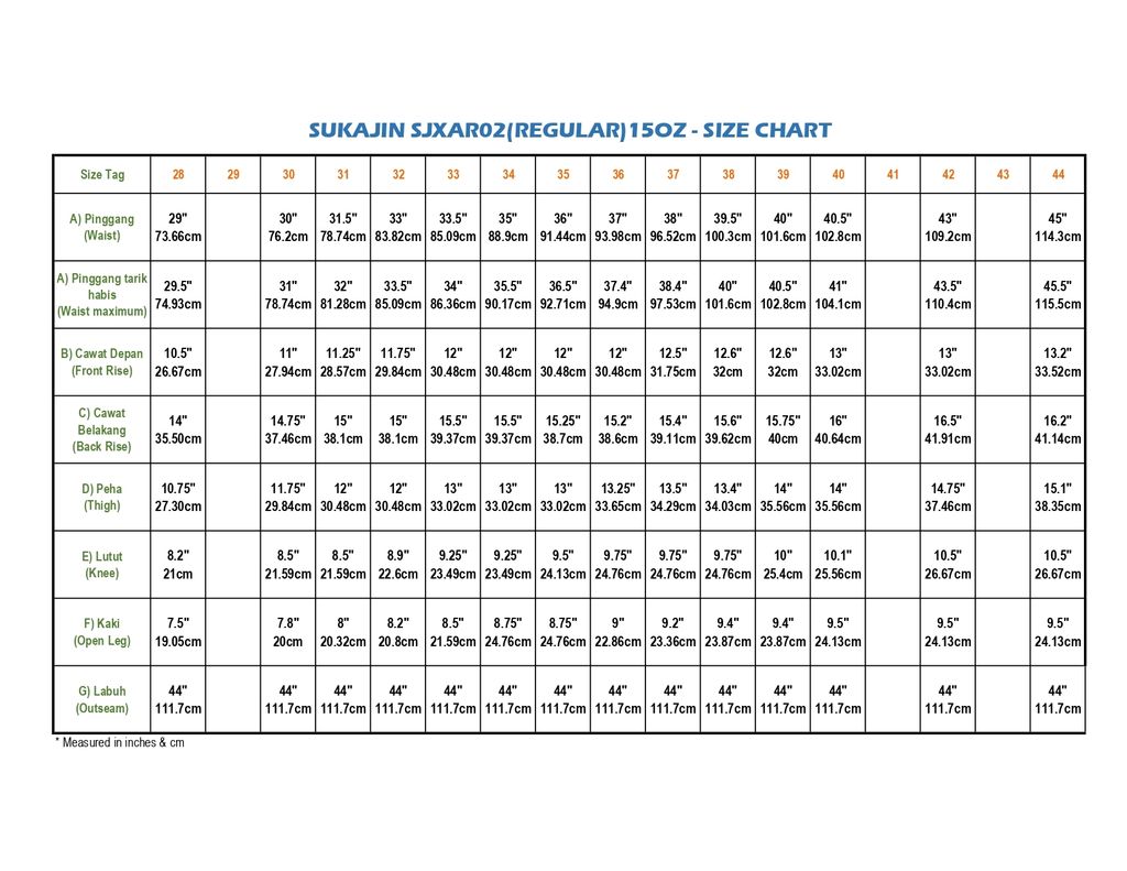 SJXAR02 REGULAR SIZE CHART_page-0001