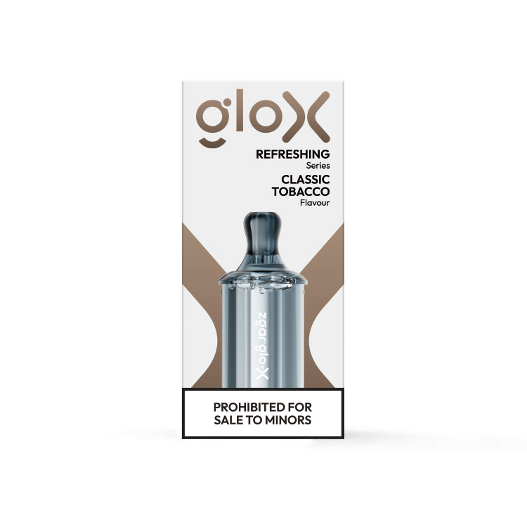 Glo-X 10ml Cartridge (Refreshing Series) - Classic Tobacco Packaging