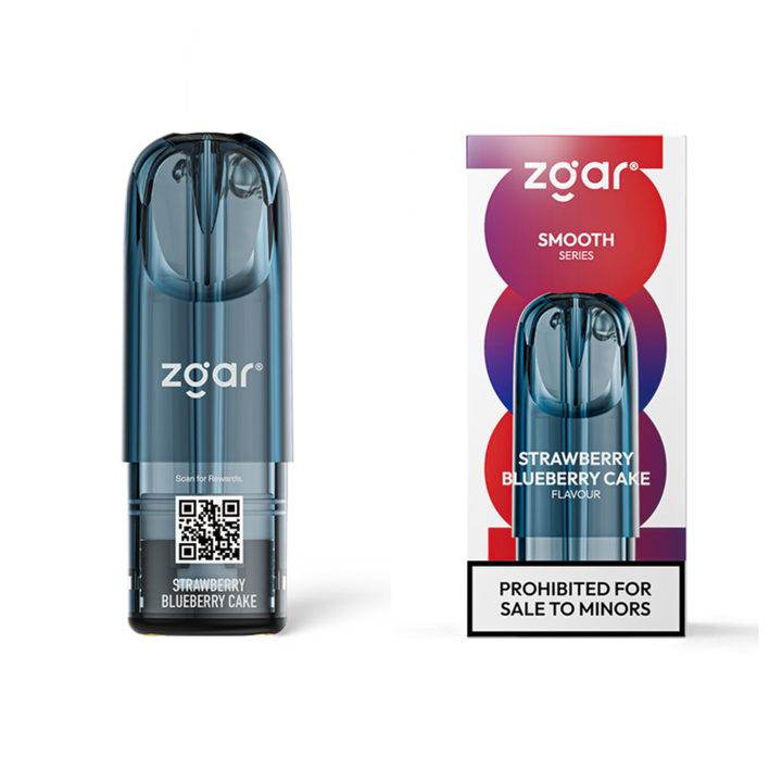 Zgar Pod 6.0S 3ml (Smooth Series) - Strawberry Blueberry Cake