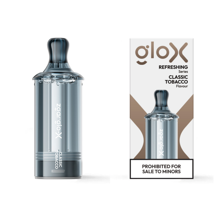 Zgar Glo-X 10ml Cartridge (Refreshing Series) - Classic Tobacco