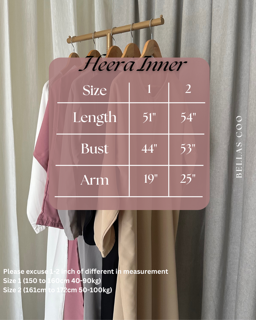 Deena abaya chart (Instagram Post (45))
