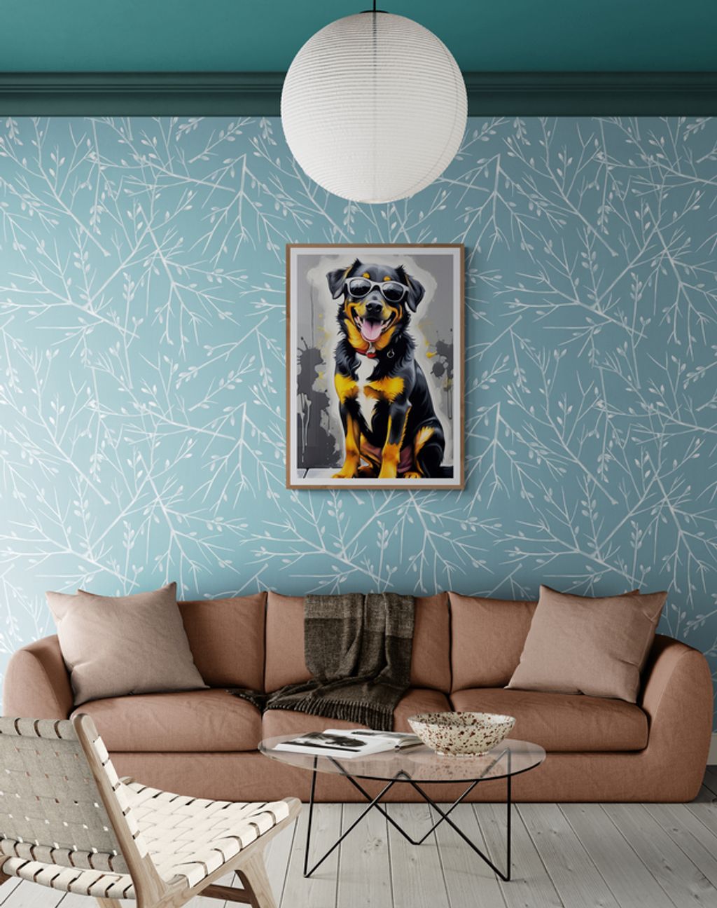 living-room-with-paper-pendant (7)