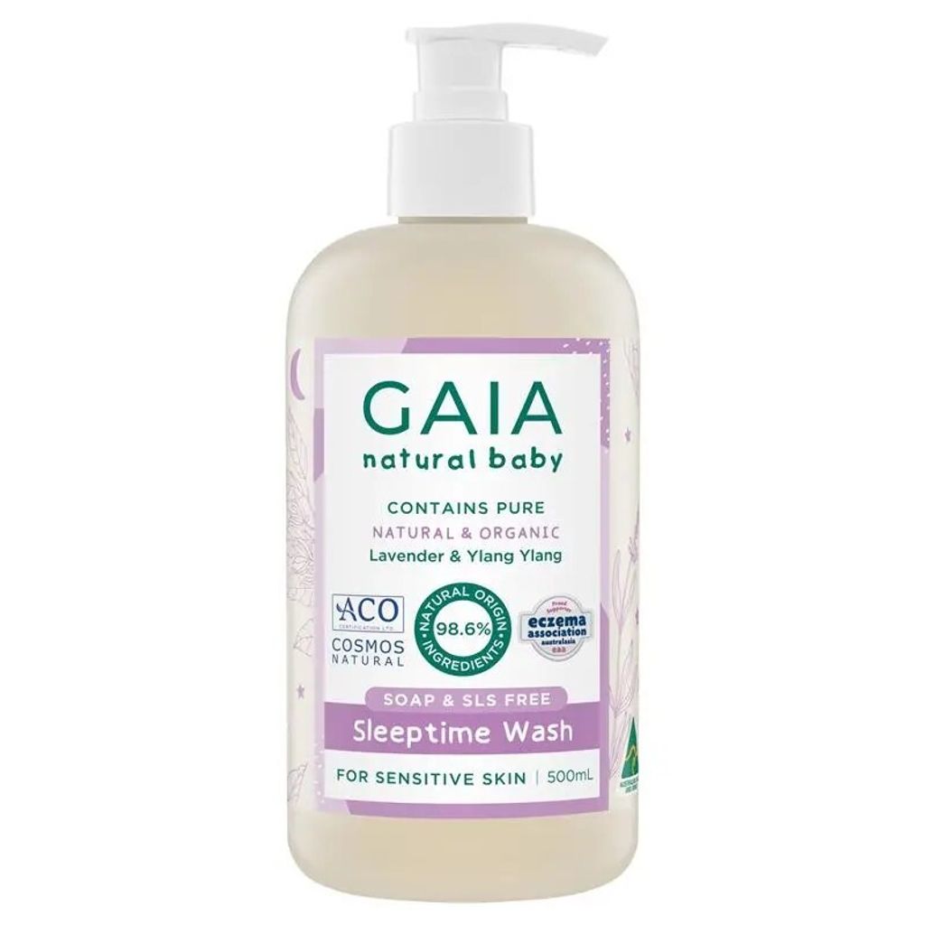 Gaia Natural Baby Sleeptime Bath Wash 500ml