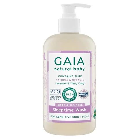 Gaia Natural Baby Sleeptime Bath Wash 500ml