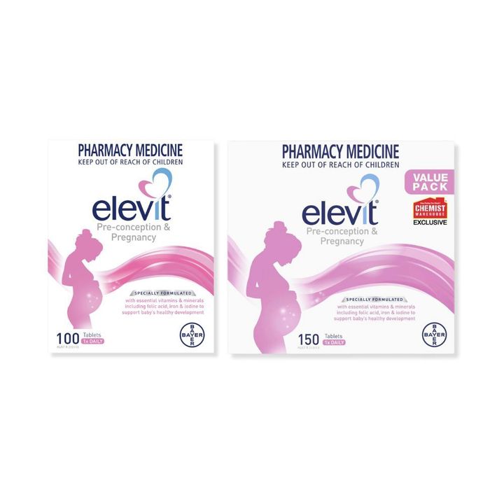 白底-Elevit愛樂維孕婦維生素營養片