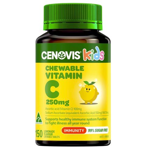 Cenovis兒童無糖維生素C150片 檸檬口味