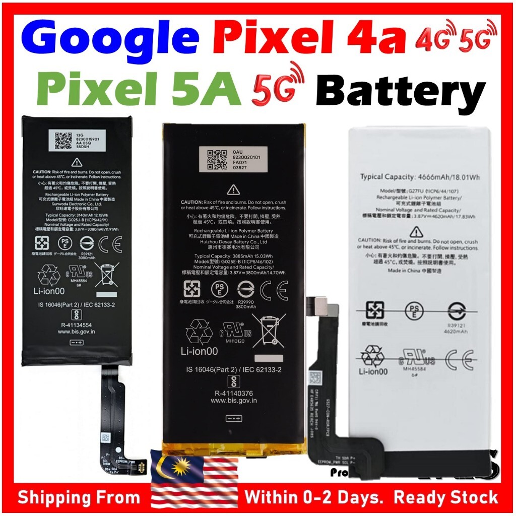 ORIGINAL Battery Compatible For Google Pixel 4A 4G 3140mAh