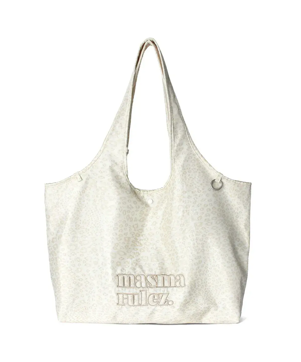 Wrinkle leopard beige