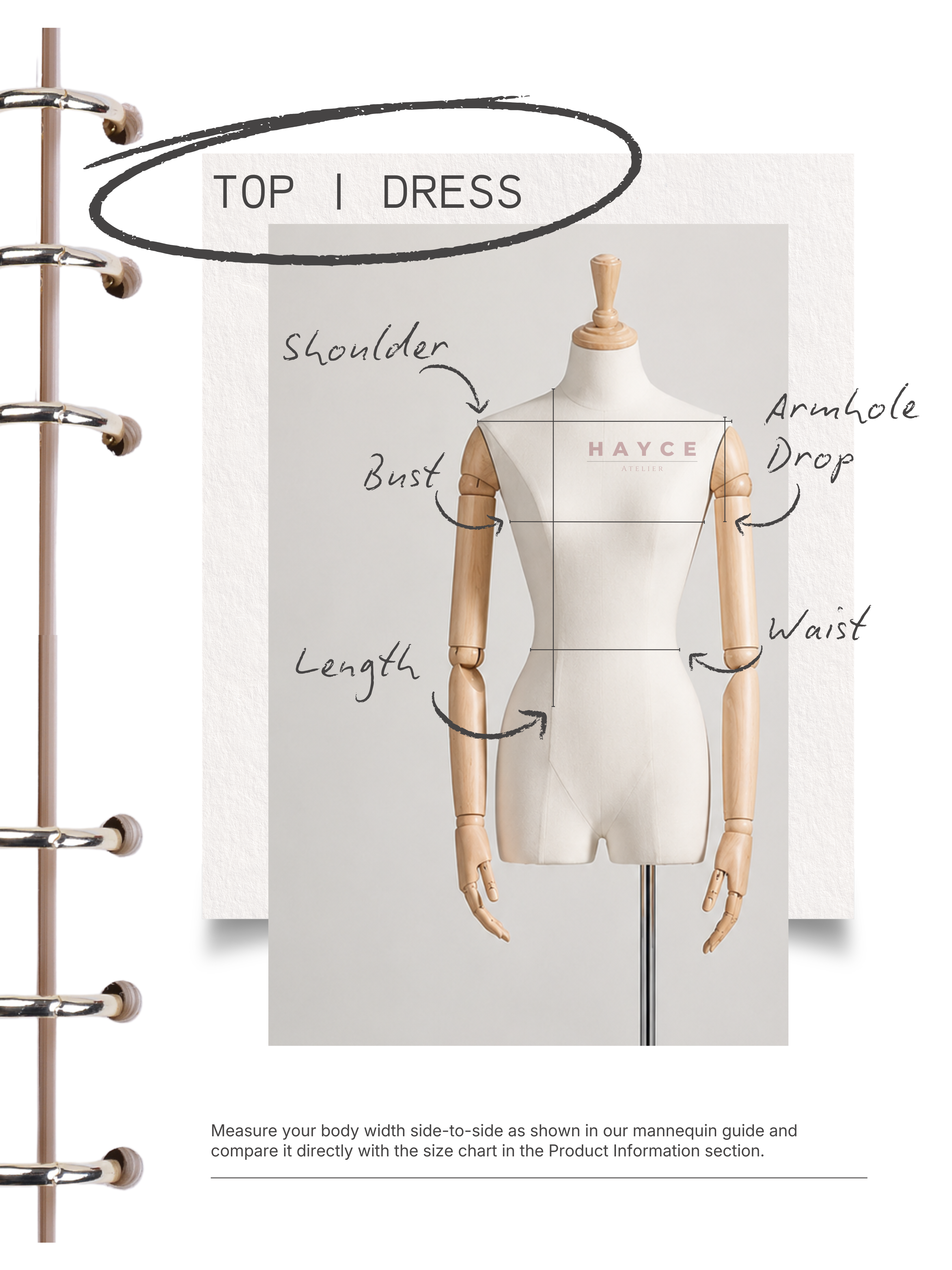 Size Measurement Guide  Top _ Dress