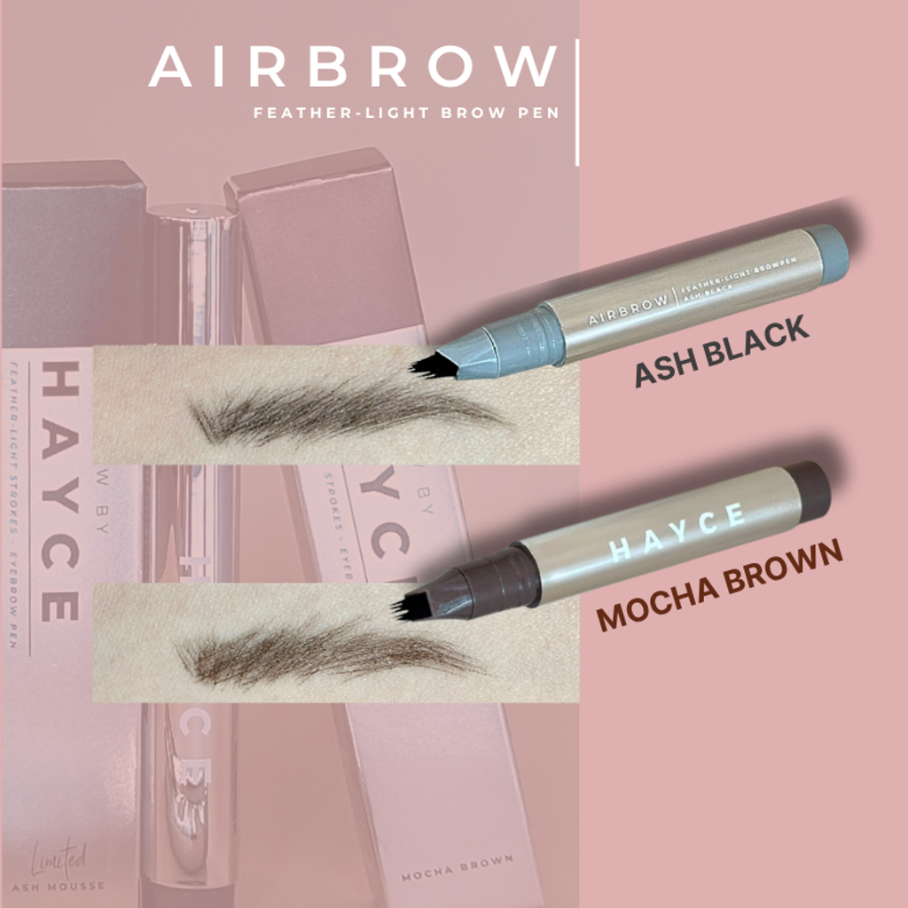 Airbrow_WITHOUT ASH MOUSSE Product USP_With Model R2