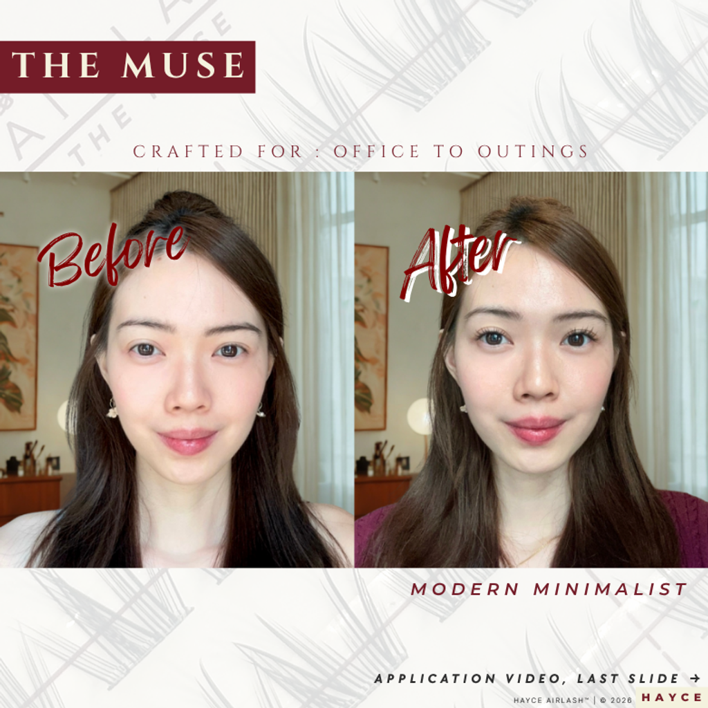 Press On Airlash_Product Poster_The Muse 1_Model_Before & After_R1.1