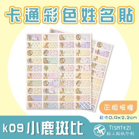 卡通彩色姓名貼-06