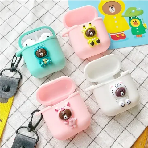 Cute-Bluetooth-Earphone-Case-For-Apple-AirPods-Accessories-Headphones-Cover-Protector-Decoration-Anti-Lost-Strap-With