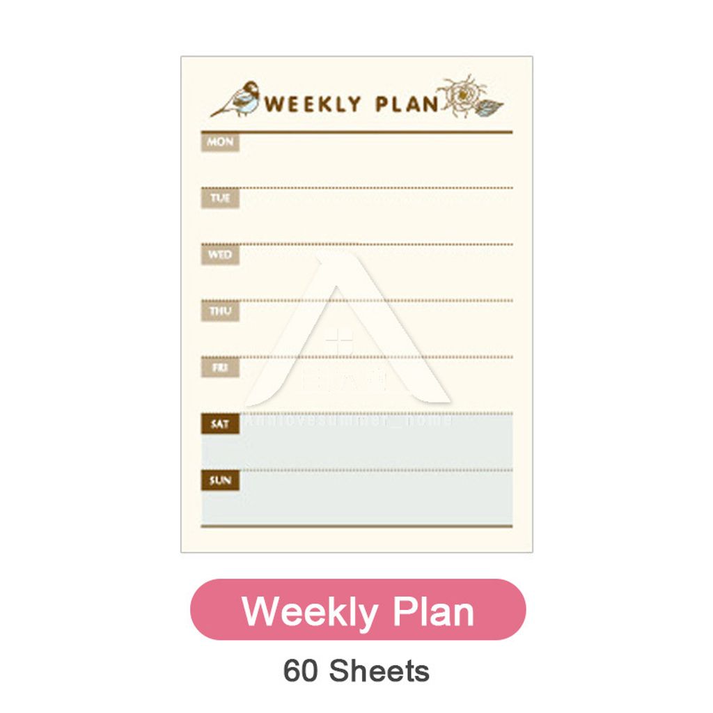 Weekly Plan
