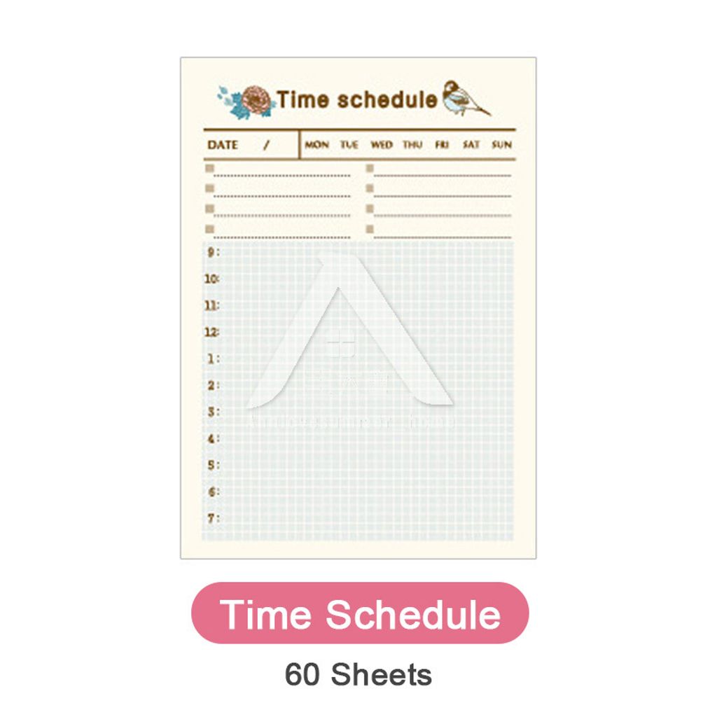 Time Schedule
