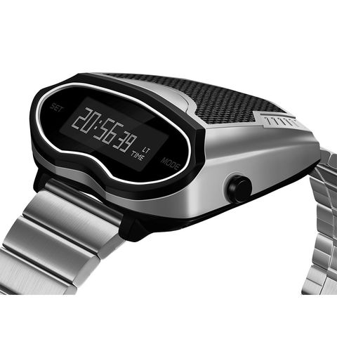 Benlydesign | Viperis S2000-S | 銀色款 不鏽鋼錶帶 多功能 OLED電子錶 錶面細節