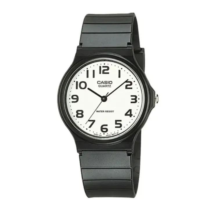 CASIO | MQ-24-7B2L | 超薄靜音 簡約風學生腕錶 正面