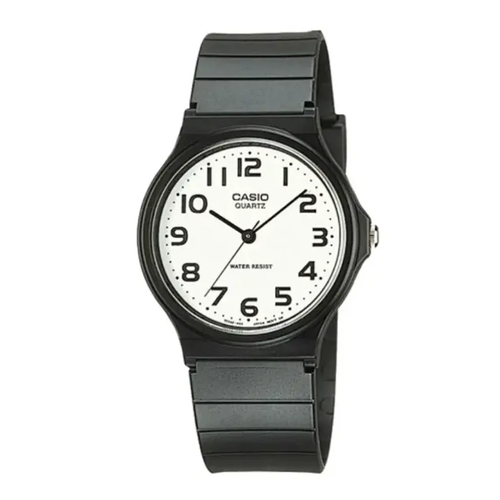 CASIO | MQ-24-7B2L | 超薄靜音 簡約風學生腕錶 正面