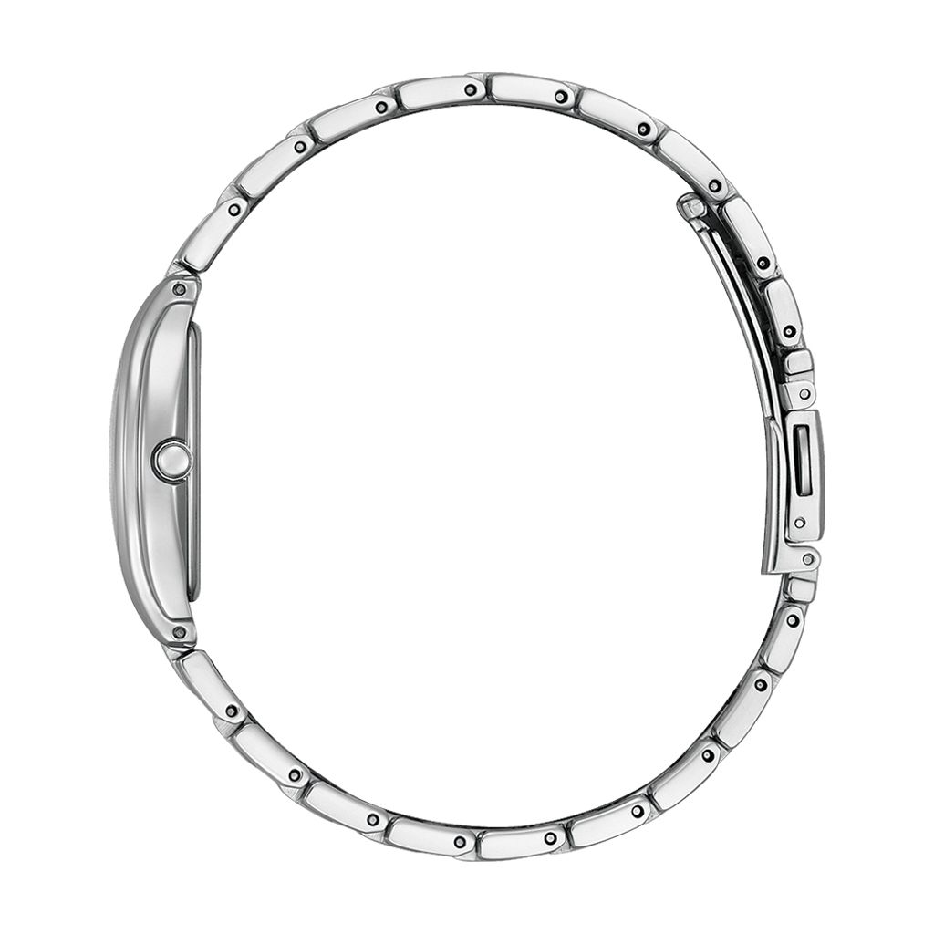 CITIZEN星辰 | xC系列 EW5541-50W | 限量款 光動能 精鑽 酒紅色酒桶型優雅女錶 側面