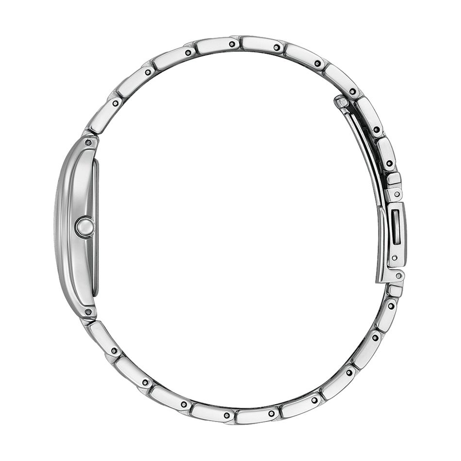 CITIZEN星辰 | xC系列 EW5541-50W | 限量款 光動能 精鑽 酒紅色酒桶型優雅女錶 側面