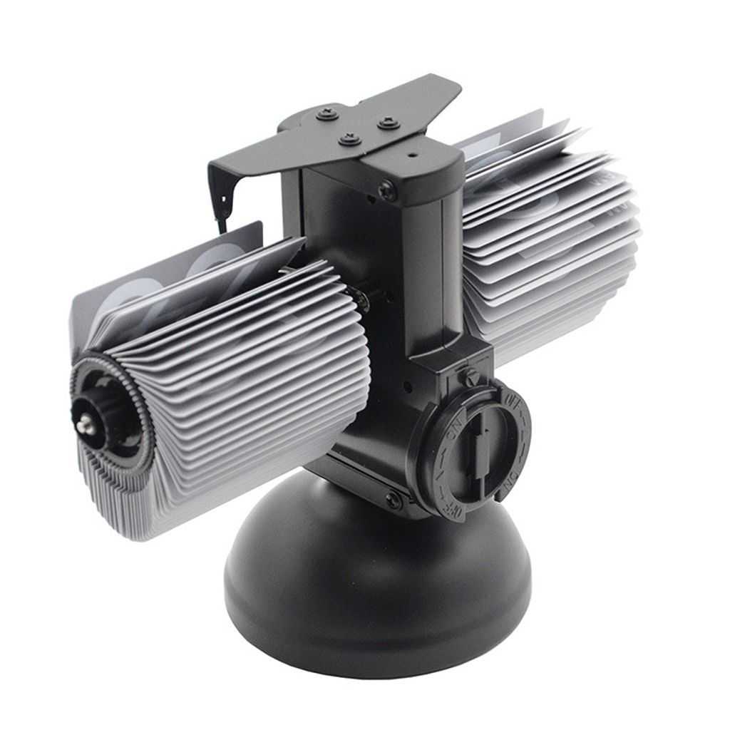 翻頁鐘 | PTC-S12-BGRA | 12小時制 黑灰色單腳翻頁鐘 背面