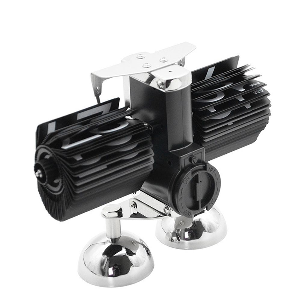 翻頁鐘 | PTC-DF12-BB | 12小時制 黑銀色雙腳翻頁鐘 背面