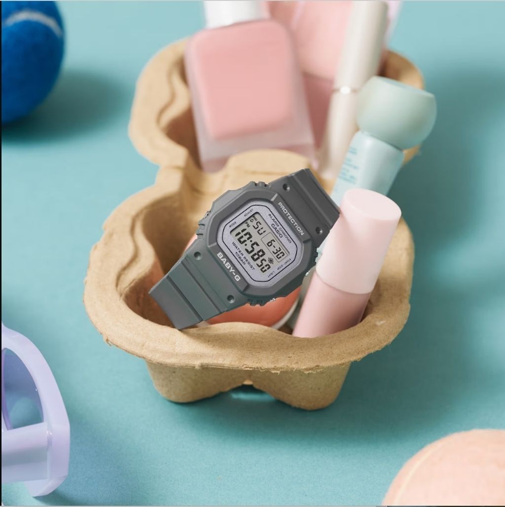 CASIO BABY-G | BGD-565SC-1 | 2026新款 鐵灰 方形電子錶 學生手錶 實體展示