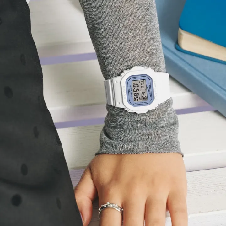 CASIO BABY-G | BGD-565SC-2B | 2026新款 柔和白 方形電子錶 學生手錶 實戴展示