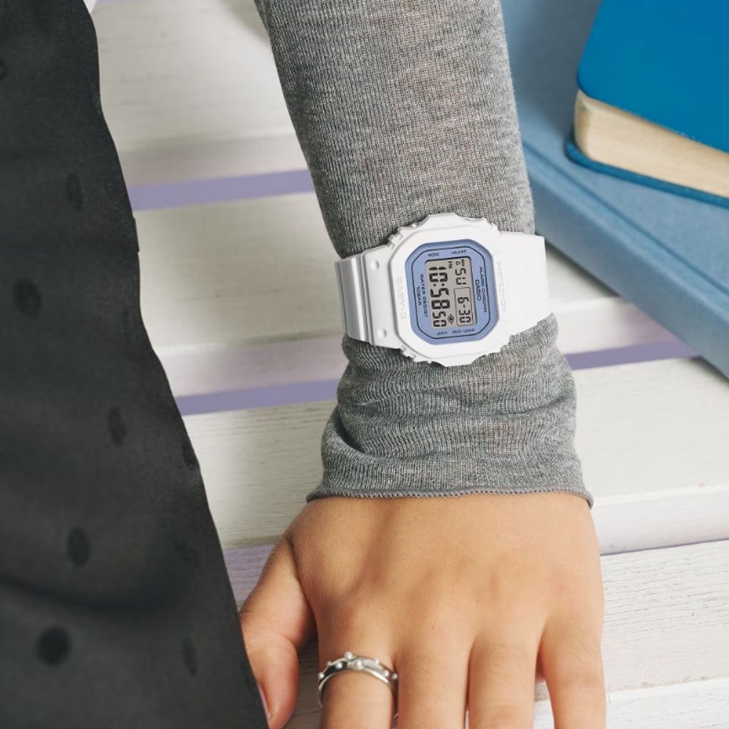 CASIO BABY-G | BGD-565SC-2B | 2026新款 柔和白 方形電子錶 學生手錶 實戴展示