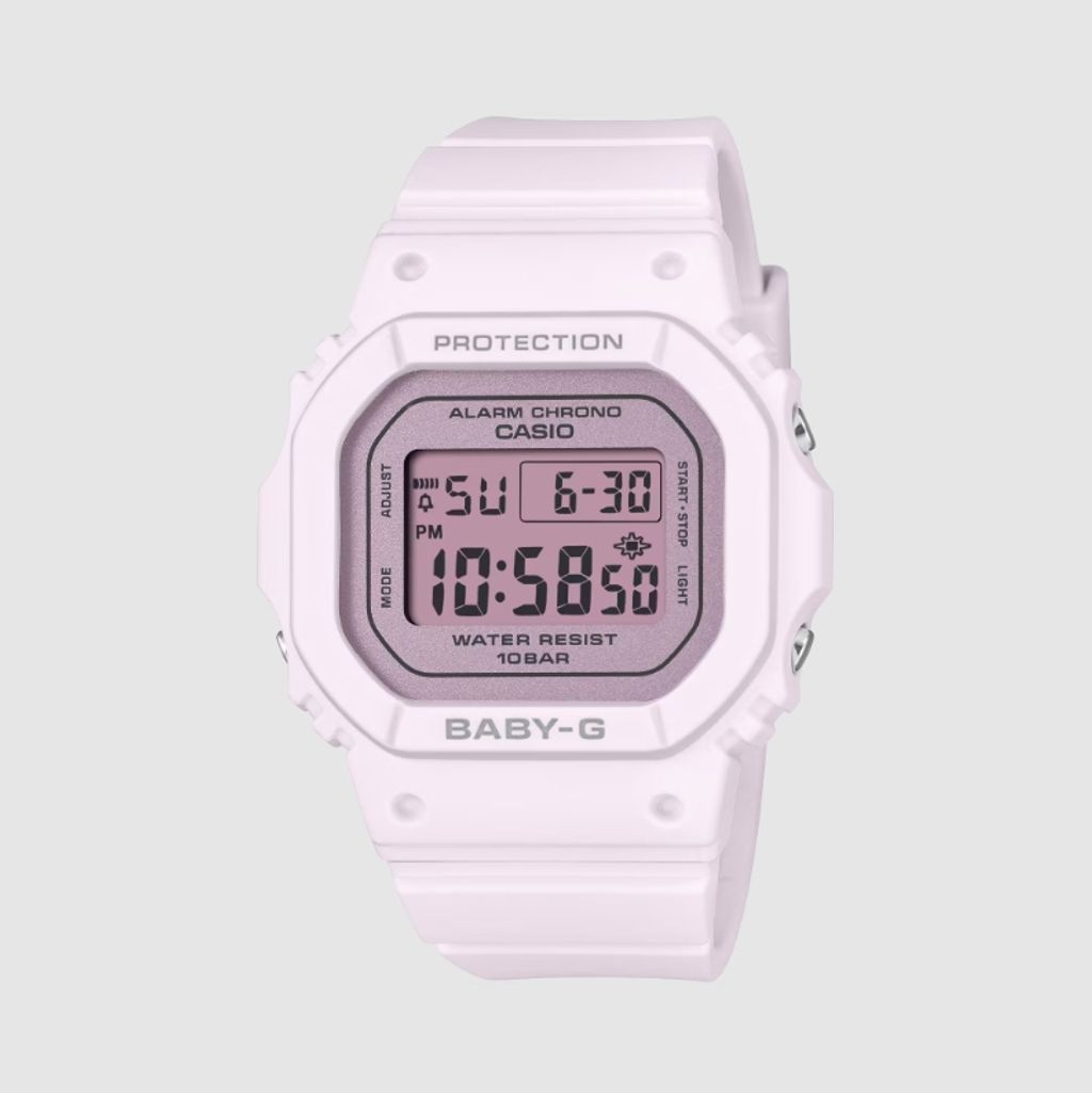 CASIO BABY-G | BGD-565SC-4B | 2026新款 可愛粉 方形電子錶 學生手錶 正面