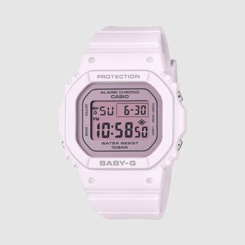 CASIO BABY-G | BGD-565SC-4B | 2026新款 可愛粉 方形電子錶 學生手錶 正面