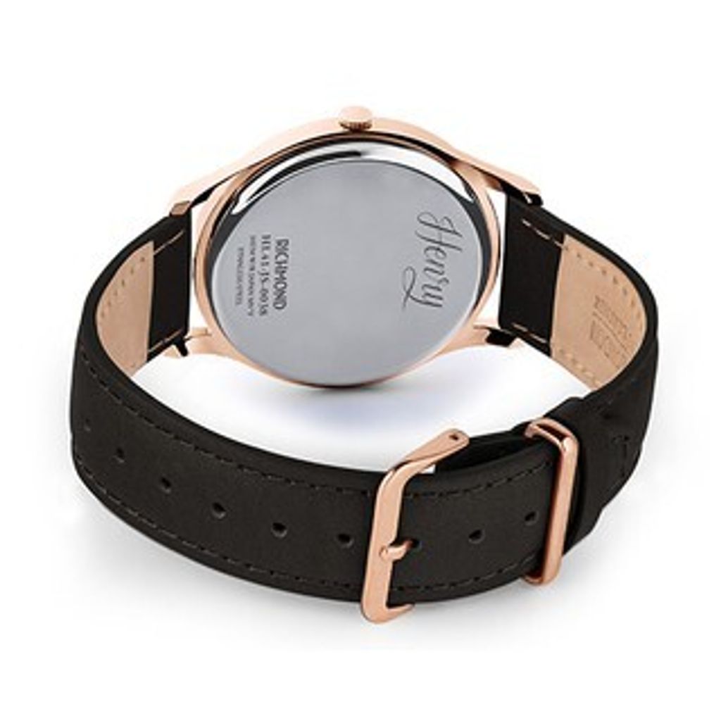 HENRY LONDON | HL41-JS-0038 | 經典菱格紋 男錶/女錶/中性錶腕 背面