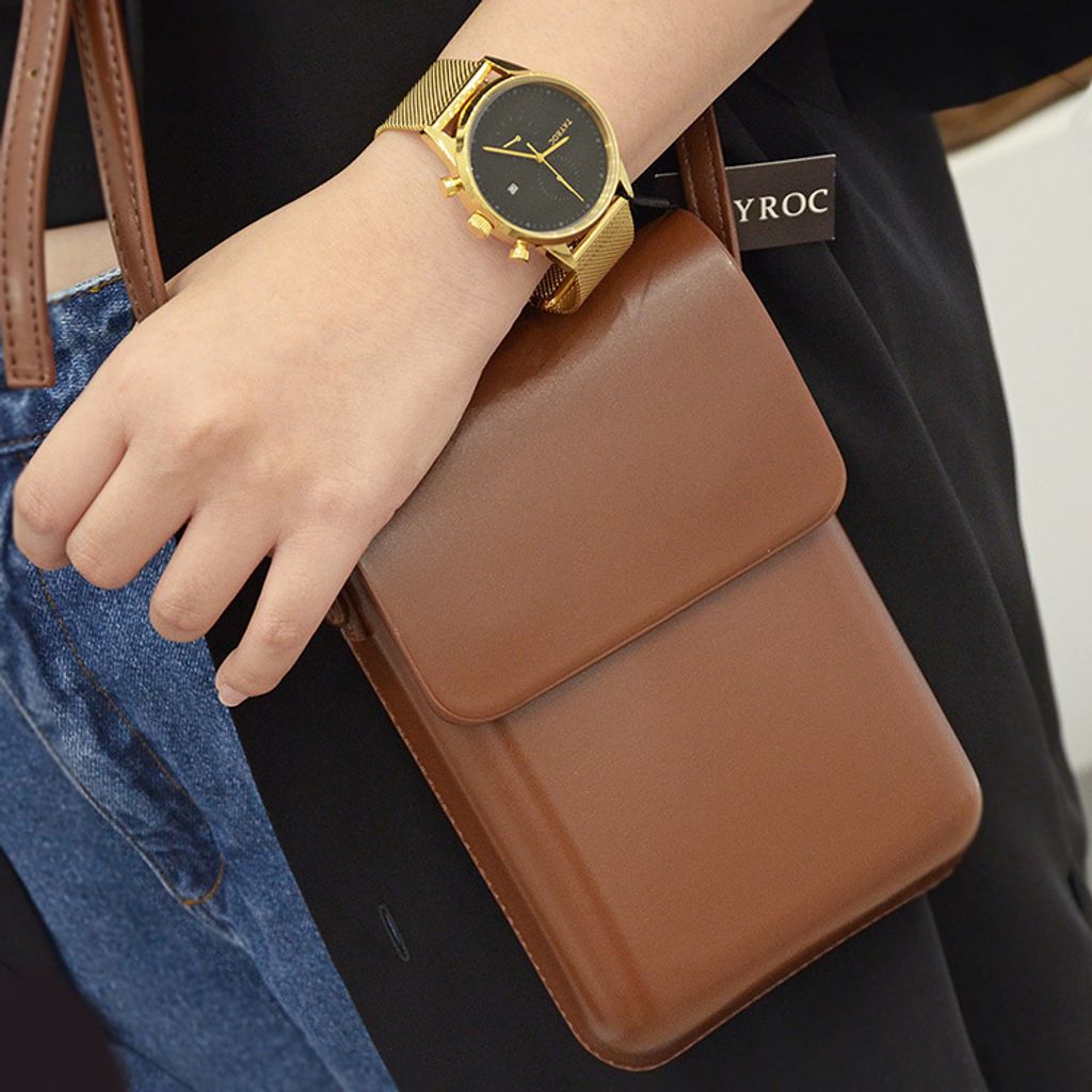 【贈質感包包】TAYROC | Boundless系列 TXM090 | 英國設計師品牌手錶 黑面金色錶身 米蘭帶 包包實戴展示