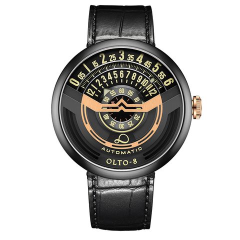 【贈太空人上鍊盒】OLTO-8 奧陀 | INFINITY IF1-S3352 |  賽車儀錶板 機械錶 正面