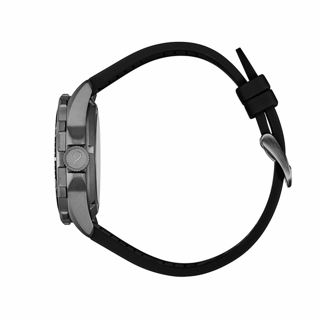 【贈太空人上鍊盒】OLTO-8 奧陀 | D1-1302-S03 |  霓虹綠 黑色潛水錶 自動機械錶 右側