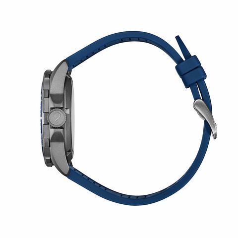 【贈太空人上鍊盒】OLTO-8 奧陀 | D1-1701-S07 |  海洋藍 潛水錶 自動機械錶 側面