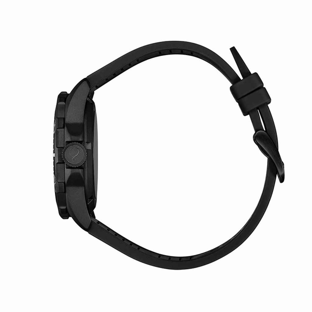 【贈太空人上鍊盒】OLTO-8 奧陀 | D1-3303-S03 |  赭紅色 潛水錶 自動機械錶 側面