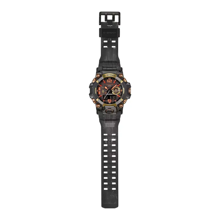 CASIO | G-SHOCK GWG-B1000MG-1A9 | 2026新款 AMGMA 橙紅岩漿 戶外腕錶 內建指南針溫度計 平攤展示