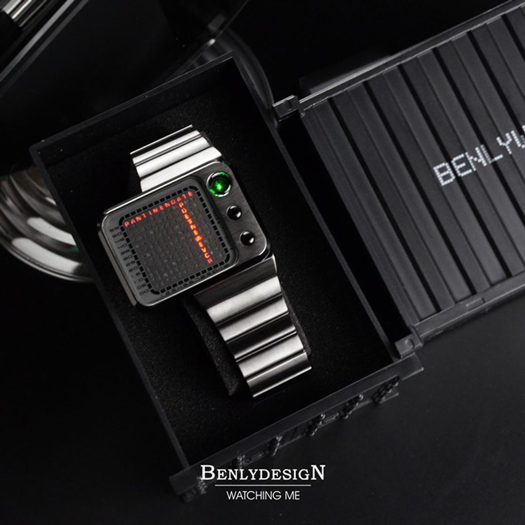 Benlydesign | RADAR.BBR | 2026新品 雷達顯示造型  電子錶 盒裝展示