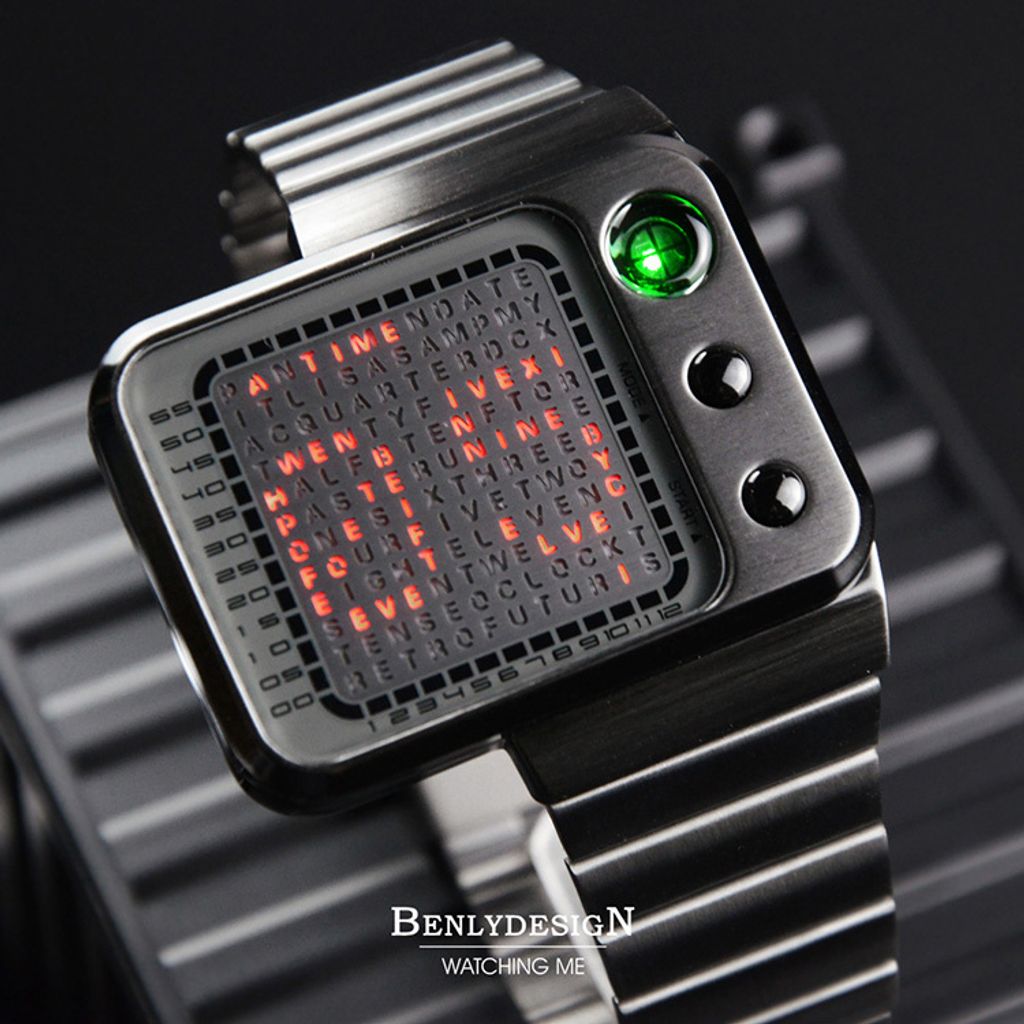 Benlydesign | RADAR.BBR | 2026新品 雷達顯示造型  電子錶 實體錶盤細節