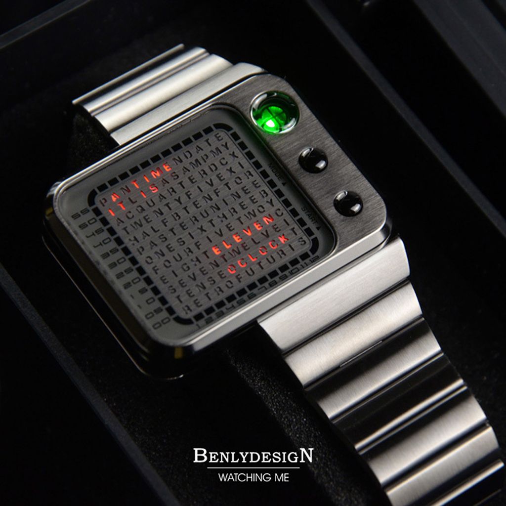 Benlydesign | RADAR.BBR | 2026新品 雷達顯示造型  電子錶 錶面細節