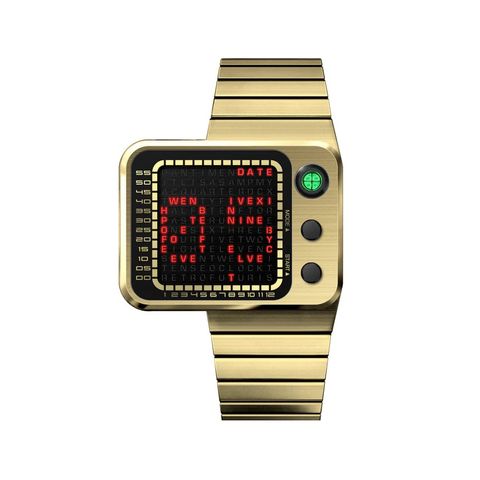 Benlydesign | RADAR.GBR | 2026新品 雷達顯示造型 奢華金 電子錶