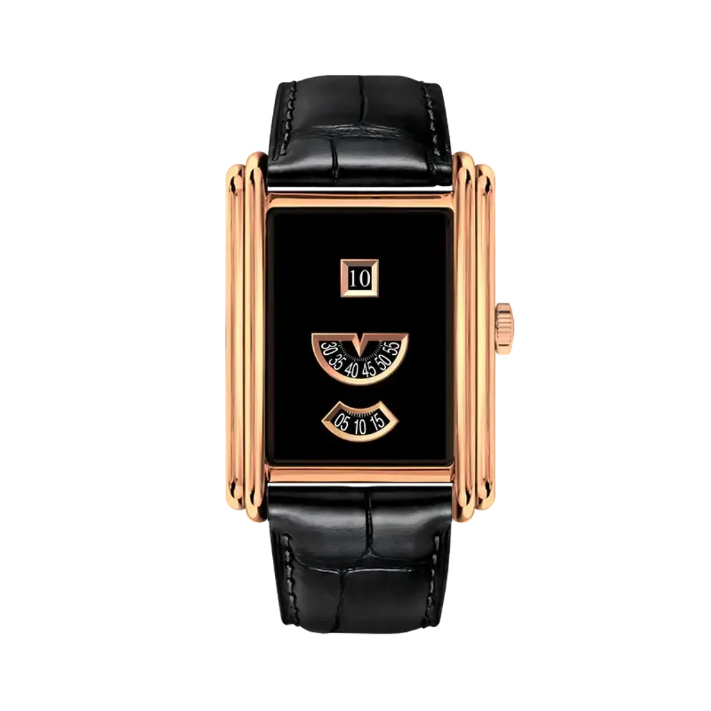 【預購】Benlydesign | Time Gallery bronzeGold | 2026 10月新品 限量版 青銅金典雅復古款 石英錶 黑色皮革錶帶 正面