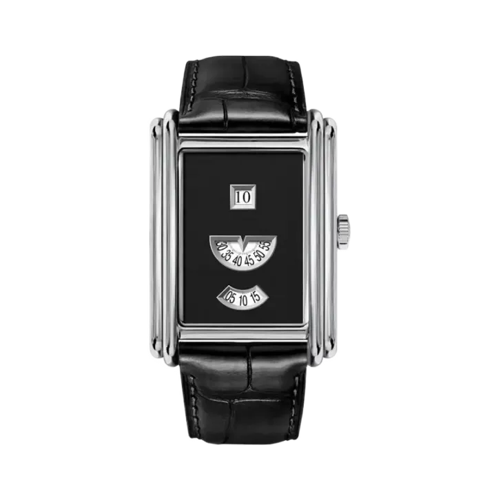 【預購】Benlydesign | Time Gallery silver | 2026 10月新品 限量版 銀色典雅復古款 黑色皮革錶帶 機械錶 正面