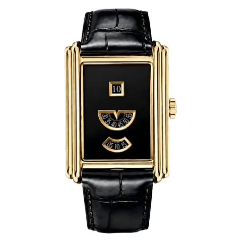【預購】Benlydesign | Time Gallery gold | 2026 10月新品 限量版 金色錶框典雅復古款 黑色皮革錶帶 機械錶 正面