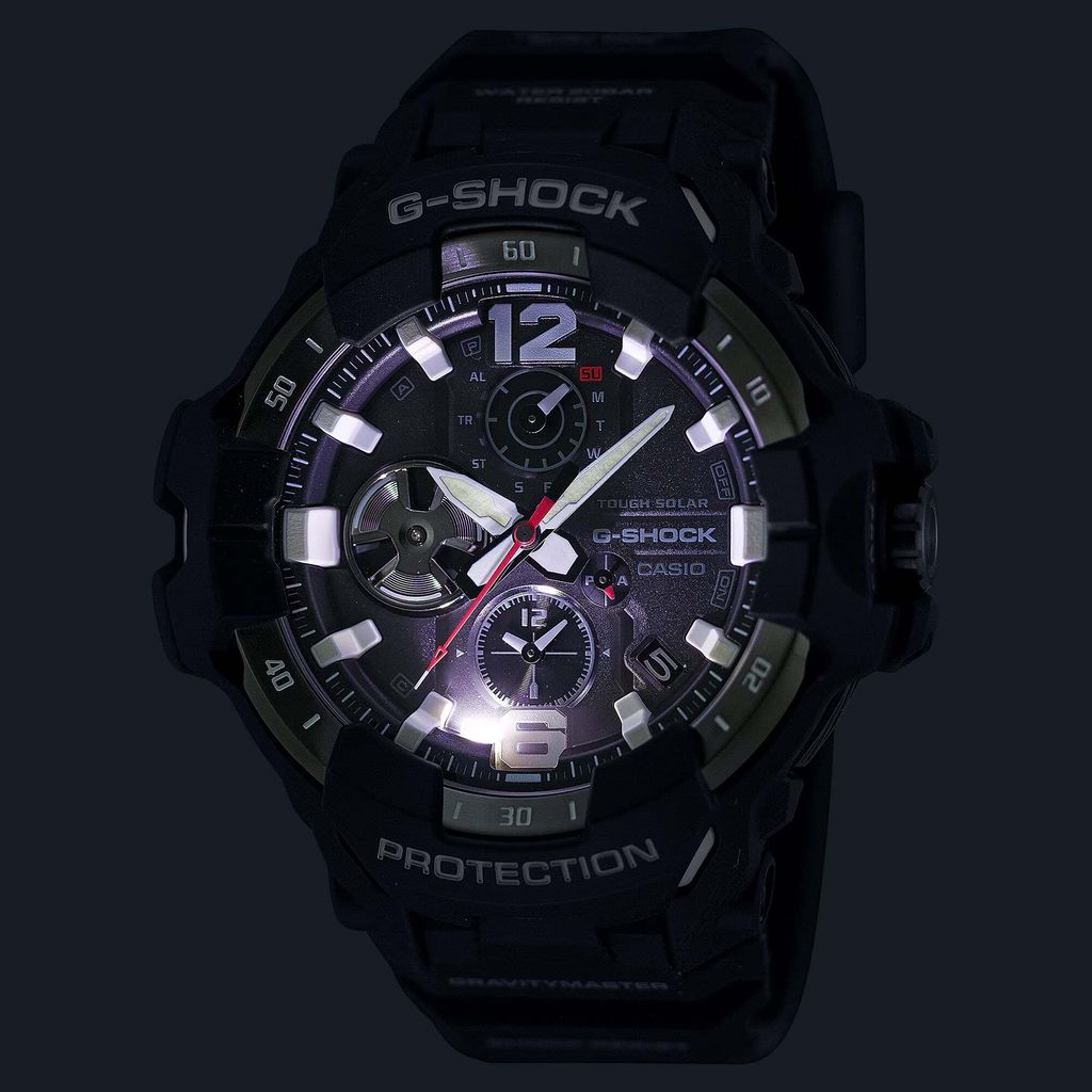CASIO 卡西歐 | G-SHOCK GR-B300H-5A | 2026年8月新款 金色地平線 棕色三眼金色鍍離子錶盤 男錶 LED燈