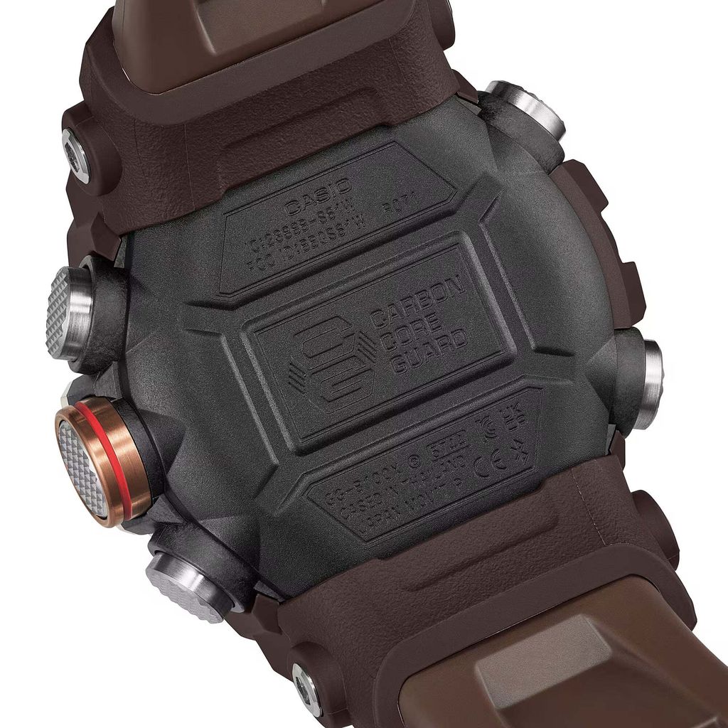 CASIO 卡西歐 | G-SHOCK GG-B100XMH-5A | 2026年8月新款 金色地平線 LAND系列 MUDMASTER 棕色雙顯金色鍍離子錶盤 男錶 背面