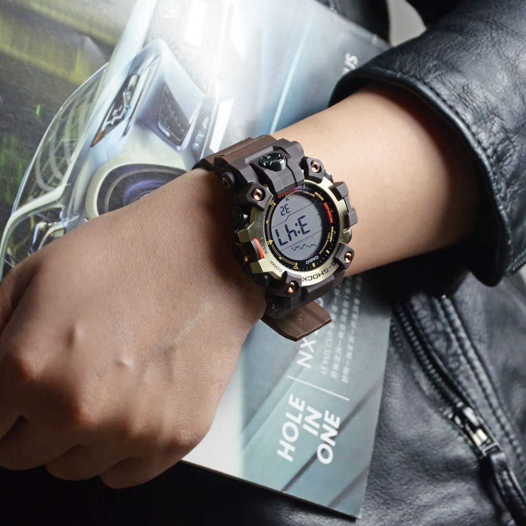 CASIO 卡西歐 | G-SHOCK GW-9500MH-5 | 2026年8月新款 金色地平線 LAND系列 MUDMAN 棕色數位 金色鍍離子錶盤 男錶 電子錶 實戴展示