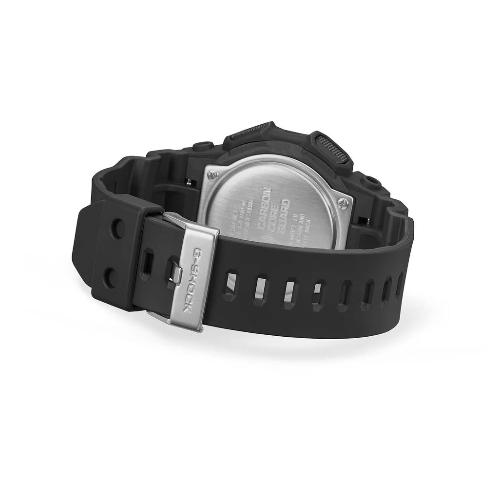 CASIO 卡西歐 G-SHOCK | GA-010-1A | 黑色 長效電池 雙顯腕錶 錶帶細節